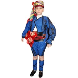 Zeybek Costume Efe Dress Boy Child Harmandalı Local Costumes