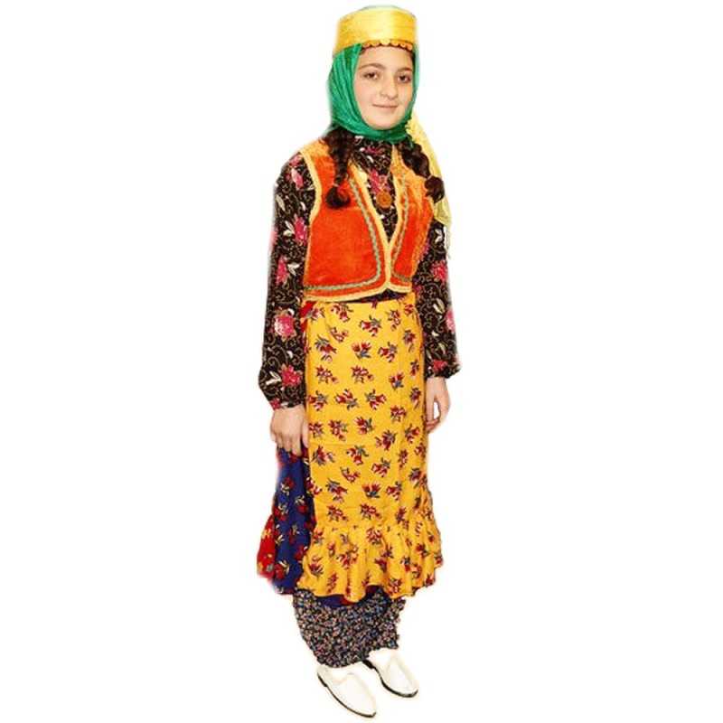 Bitlis Yöresel Kız Çocuk Kostümü